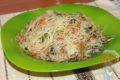 Фунчоза с грибами и овощами