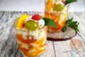 Творожный десерт с желатином и абрикосами