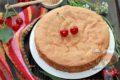 Пышная шарлотка с вишней в духовке