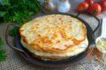 Лепешки из рисовой муки на сковороде