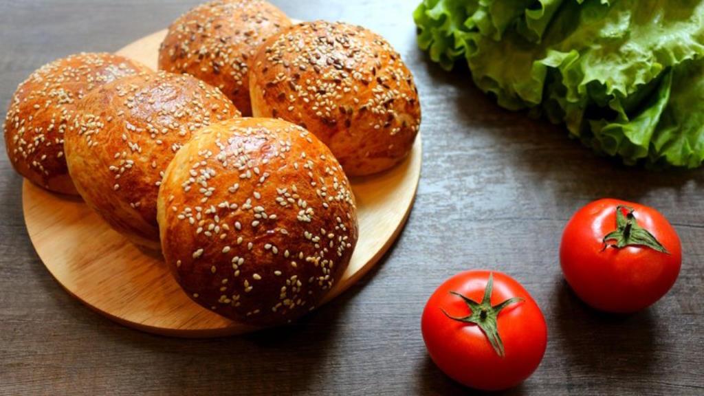Булочки с кунжутом для бургеров
