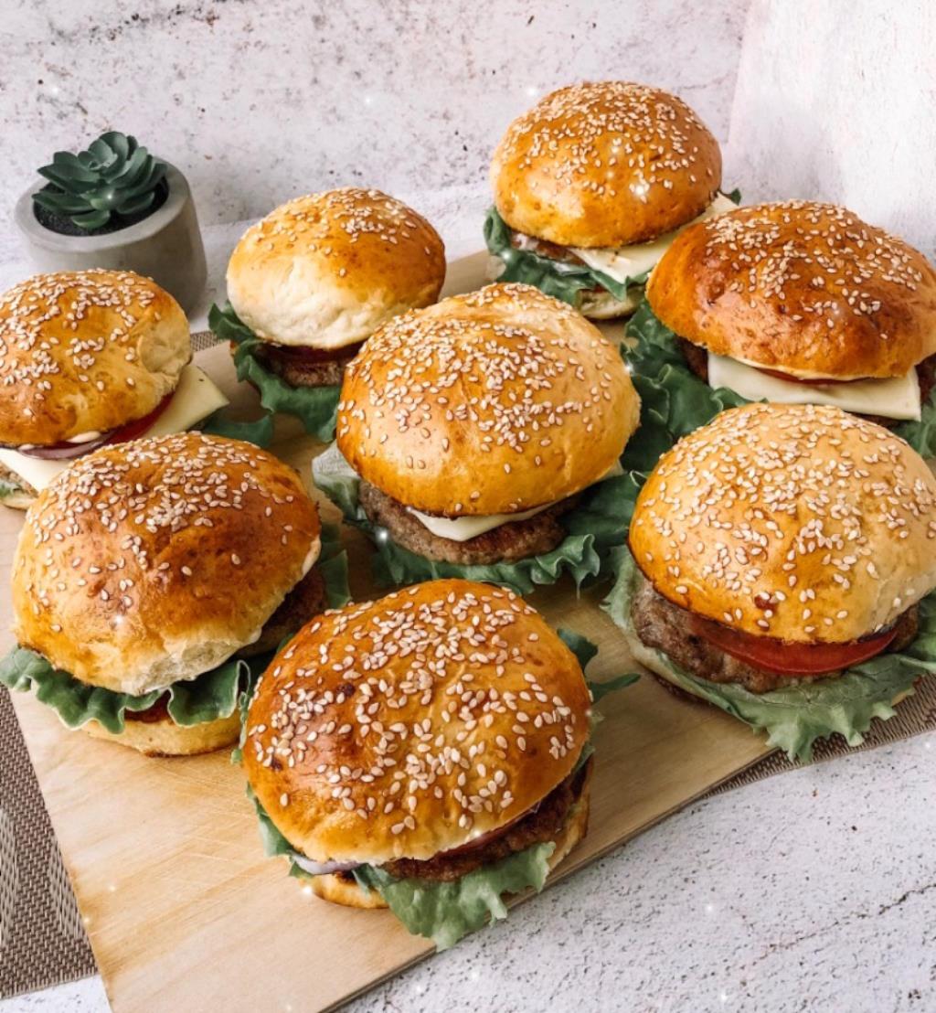 Булочки с кунжутом для бургеров